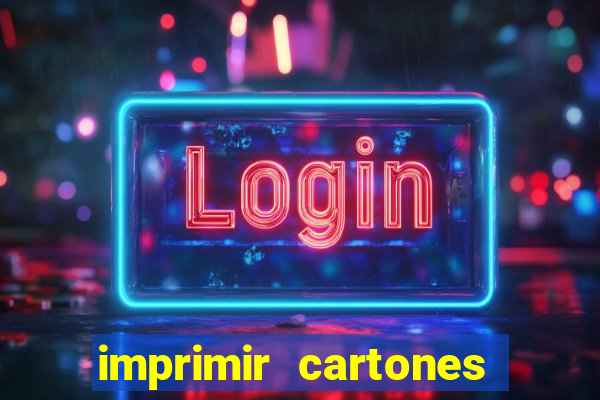 imprimir cartones de bingo